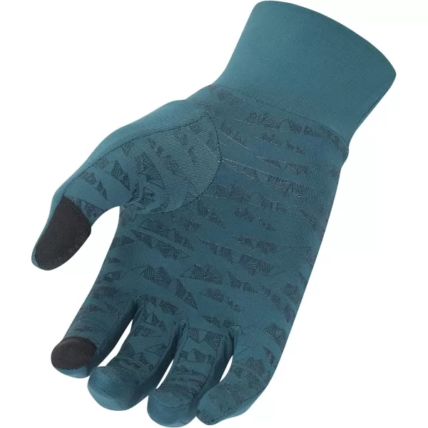 imageEddie Bauer Mens Cold Weather Performance Glove Liners Multiple Sizes Multiple ColorsMidweight Dark Teal