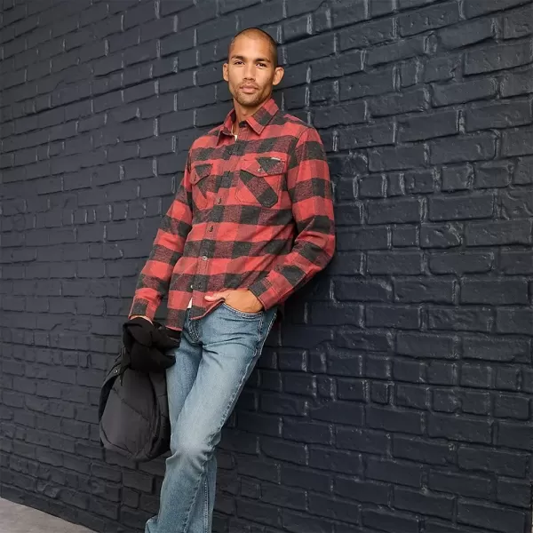 imageEddie Bauer Mens EB Hemplify Flannel ShirtTall Blue