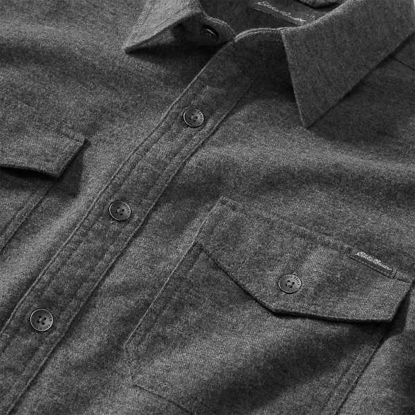 imageEddie Bauer Mens EB Hemplify Flannel ShirtTall Charcoal Htr