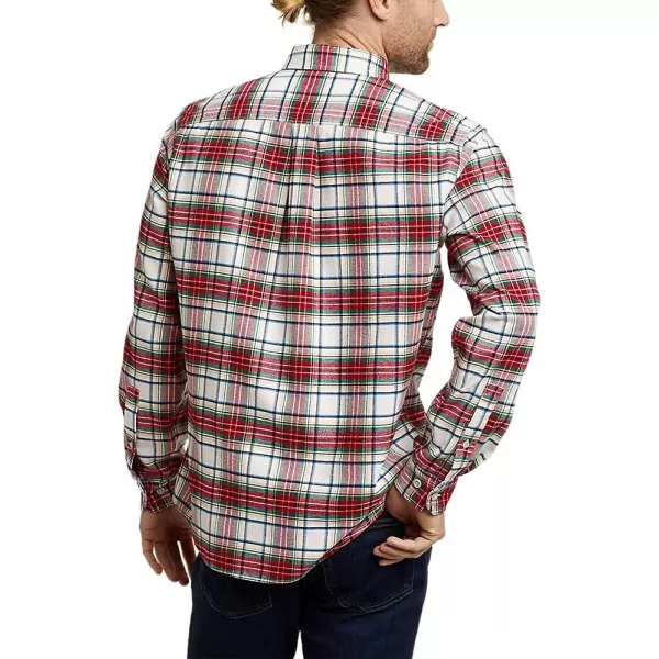 imageEddie Bauer Mens Eddies Favorite Classic Fit Flannel Shirt  PlaidBone