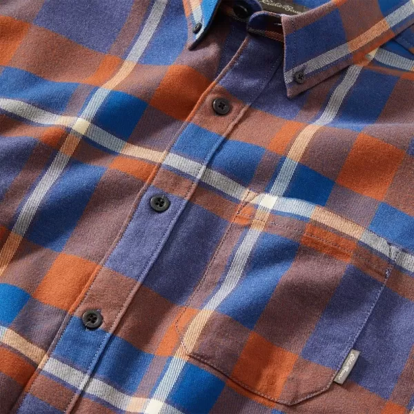imageEddie Bauer Mens Eddies Favorite Classic Fit Flannel Shirt  PlaidNavy Heather