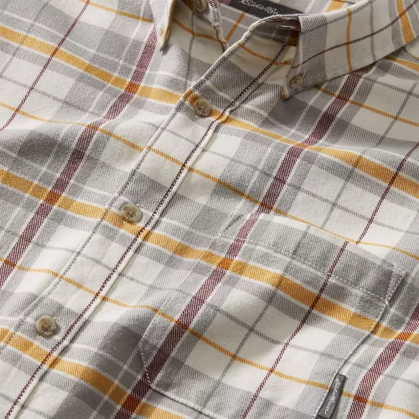 imageEddie Bauer Mens Eddies Favorite Classic Fit Flannel Shirt  PlaidVintage Gray