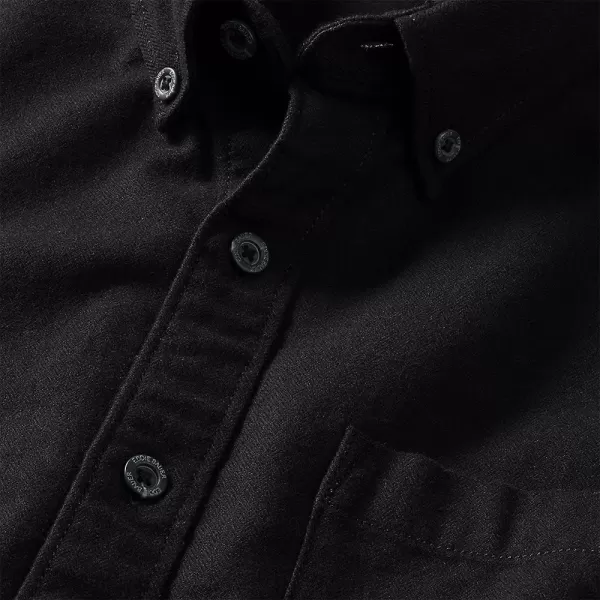 imageEddie Bauer Mens Eddies Favorite Flannel Classic Fit Shirt  SolidRegular Coal