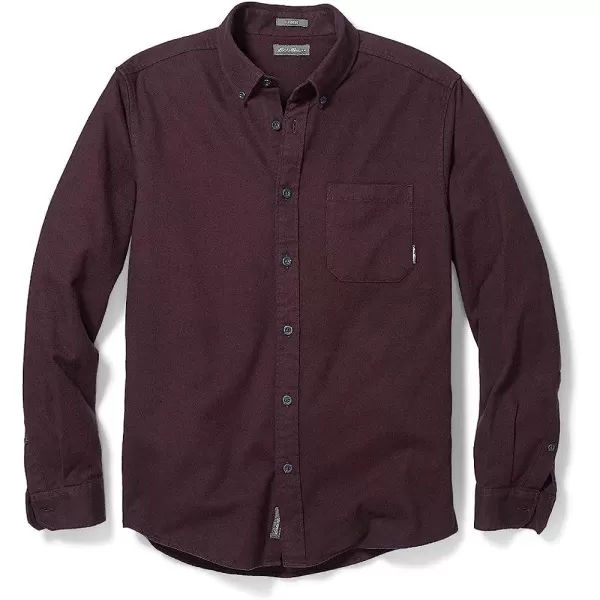 imageEddie Bauer Mens Eddies Favorite Flannel Classic Fit Shirt  SolidRegular Coal
