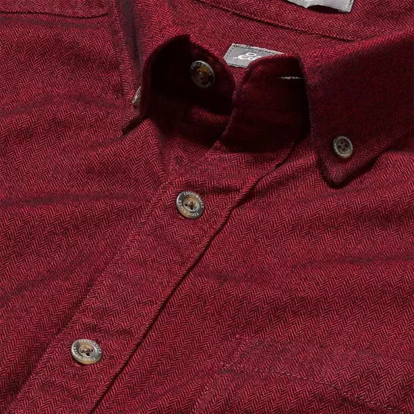 imageEddie Bauer Mens Eddies Favorite Flannel Classic Fit Shirt  SolidRegular Royal Red