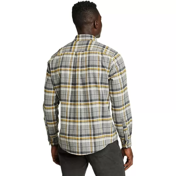 imageEddie Bauer Mens Eddies Favorite Flannel Relaxed Fit Shirt  PlaidRegular Lt Charcoal Htr