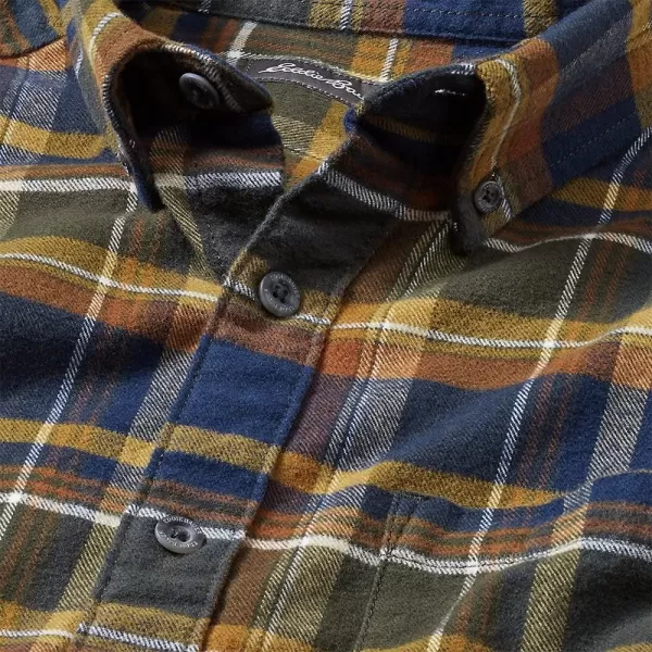 imageEddie Bauer Mens Eddies Favorite Flannel Relaxed Fit Shirt  PlaidTall Dark Loden