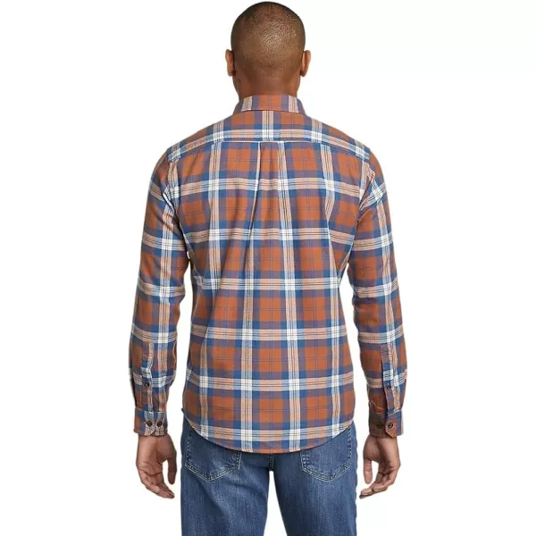 imageEddie Bauer Mens Eddies Favorite Flannel Shirt  SlimRegular Cocoa