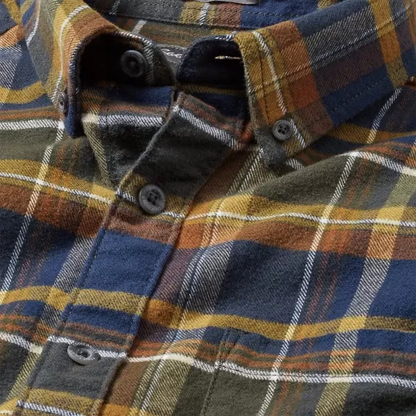 imageEddie Bauer Mens Eddies Favorite Flannel Shirt  SlimRegular Dark Loden