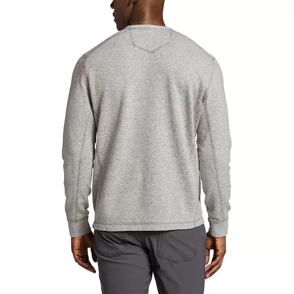 imageEddie Bauer Mens Eddies Favorite Ultrasoft Thermal CrewRegular Lt Htr Gray