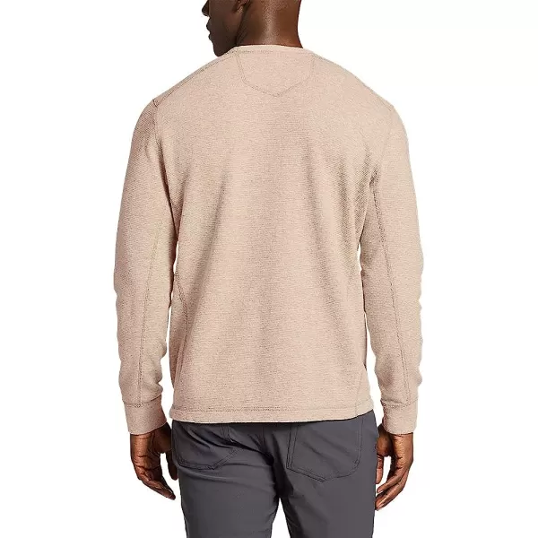 imageEddie Bauer Mens Eddies Favorite Ultrasoft Thermal CrewTall Cream Htr