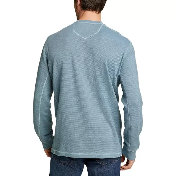 imageEddie Bauer Mens Eddies Favorite Ultrasoft Thermal HenleyRegular Chambray Blue