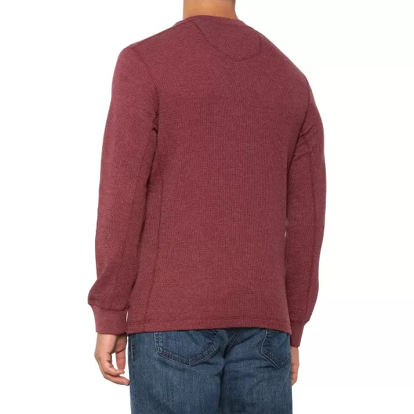 imageEddie Bauer Mens Eddies Favorite Ultrasoft Thermal HenleyStandard Berry