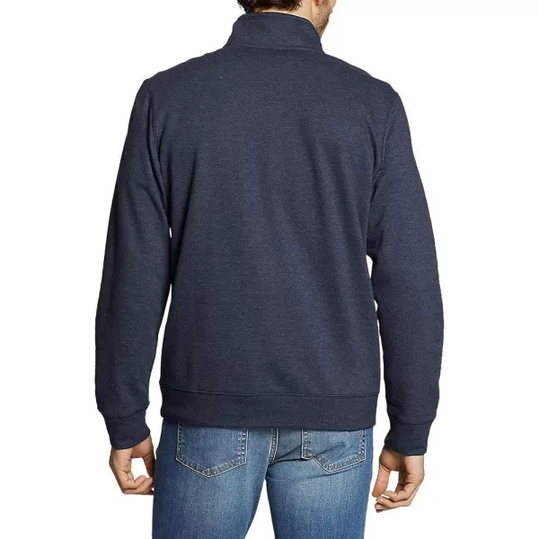 imageEddie Bauer Mens Everyday Fleece 14ZipRegular Midnight Htr