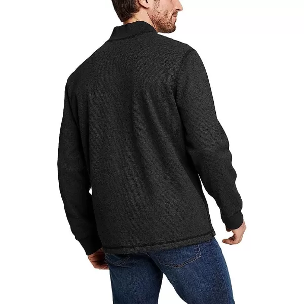 imageEddie Bauer Mens Faux ShearlingLined Thermal HenleyTall Black