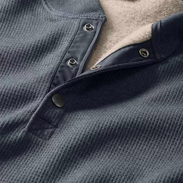 imageEddie Bauer Mens Faux ShearlingLined Thermal HenleyTall Storm