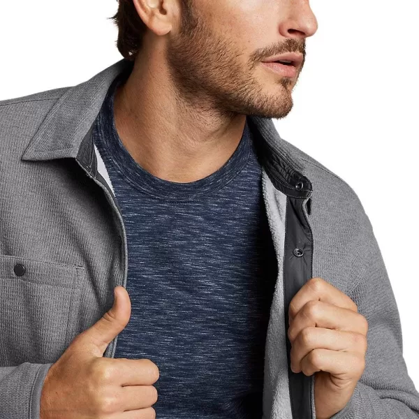 imageEddie Bauer Mens Faux ShearlingLined Thermal ShirtStorm