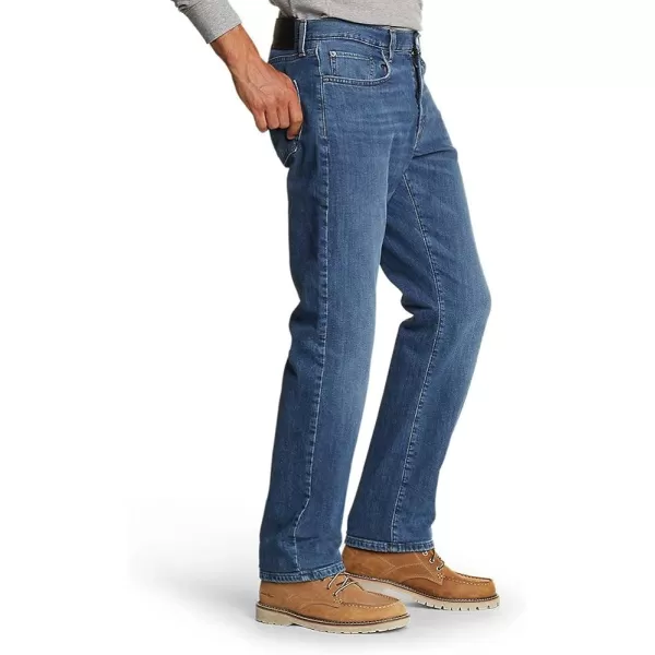 imageEddie Bauer Mens Field Flex Straight JeansMeridian Blue