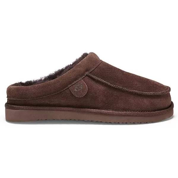 imageEddie Bauer Mens Firelight Shearling Moc ScuffCoffee