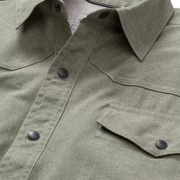 imageEddie Bauer Mens Front Range LongSleeve Chambray ShirtRegular Sprig