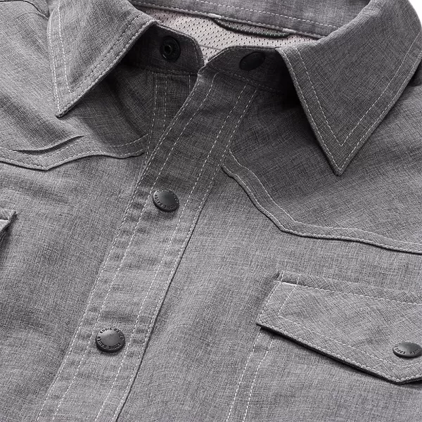 imageEddie Bauer Mens Front Range LongSleeve Chambray ShirtTall Carbon