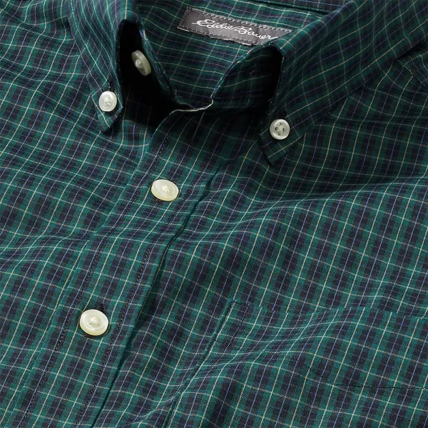 imageEddie Bauer Mens Getaway Flex LongSleeve ShirtRegular Dark Teal