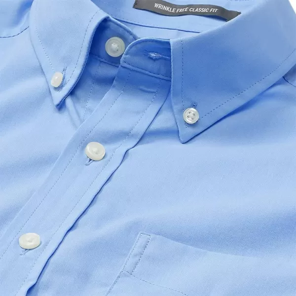 imageEddie Bauer Mens Getaway Flex LongSleeve ShirtRegular French Blue