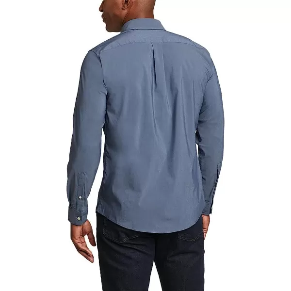 imageEddie Bauer Mens Getaway Flex LongSleeve ShirtRegular Navy