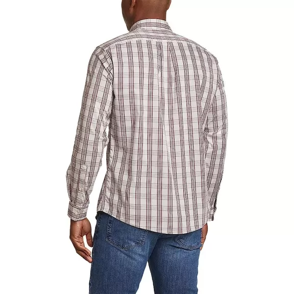 imageEddie Bauer Mens Getaway Flex LongSleeve ShirtTall Cement