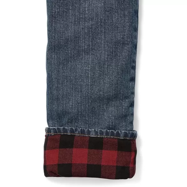 imageEddie Bauer Mens H2Low Flex FlannelLined JeansRegular Slate Blue