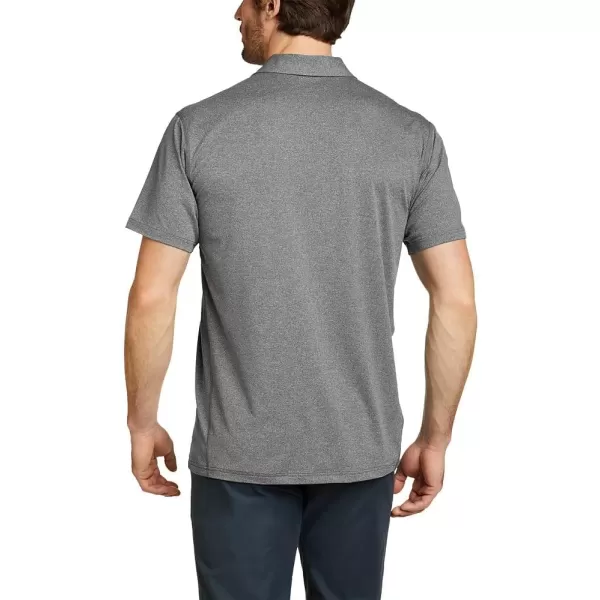 imageEddie Bauer Mens HYOH 4S ShortSleeve Polo TShirtMed Htr Gray