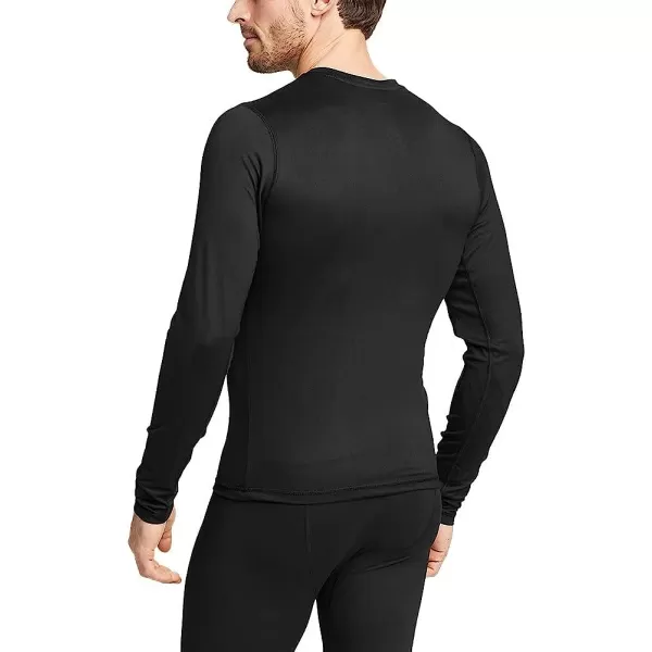 imageEddie Bauer Mens Heat Control Baselayer CrewBlack