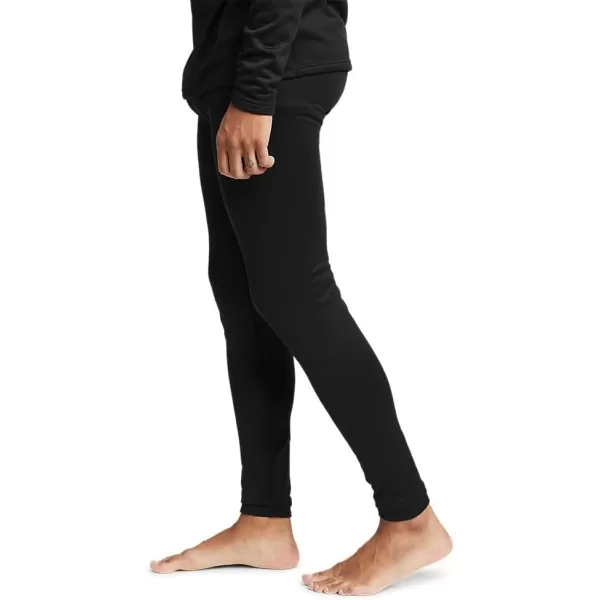 imageEddie Bauer Mens Heavyweight Grid Fleece Compression Baselayer PantBlack