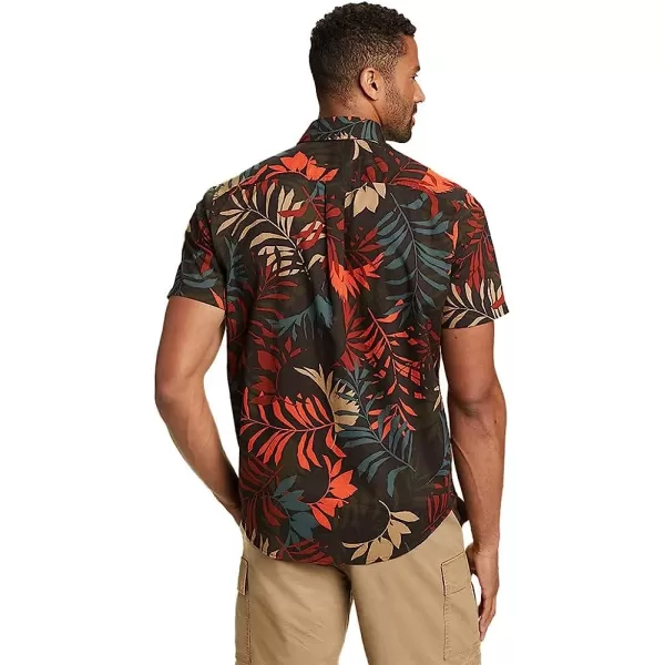 imageEddie Bauer Mens Kingston ShortSleeve Shirt  PatternTall Vapour