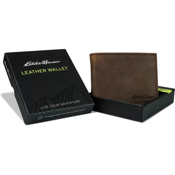 imageEddie Bauer Mens Leather Removable Passcase Wallet with Embossed Sasquatch Tan One SizeEddie Bauer Mens Leather Removable Passcase Wallet with Embossed Sasquatch Tan One Size