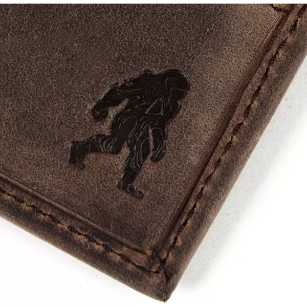 imageEddie Bauer Mens Leather Removable Passcase Wallet with Embossed Sasquatch Tan One SizeEddie Bauer Mens Leather Removable Passcase Wallet with Embossed Sasquatch Tan One Size