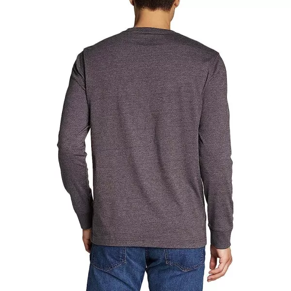 imageEddie Bauer Mens Legend Wash Pro LongSleeve TShirtRegular Dk Charcoal Htr