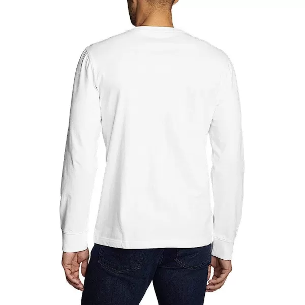 imageEddie Bauer Mens Legend Wash Pro LongSleeve TShirtRegular White
