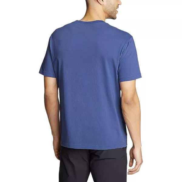 imageEddie Bauer Mens Legend Wash Pro ShortSleeve TShirt  ClassicBaltic