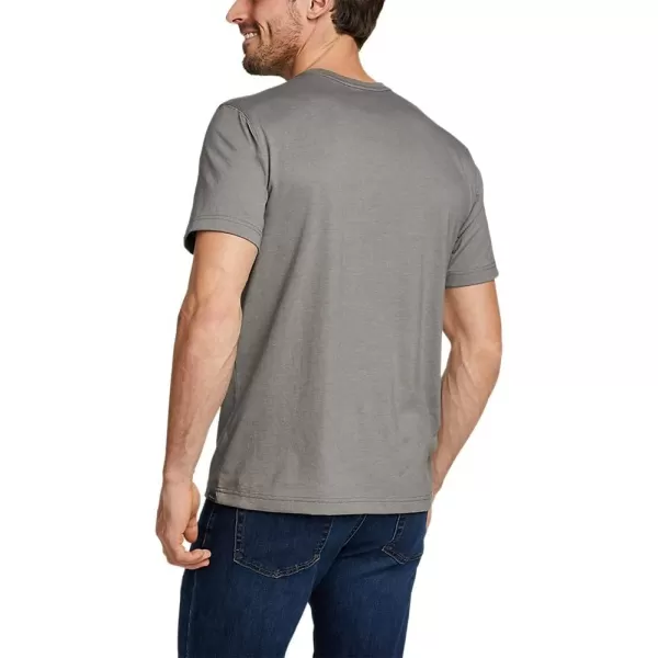 imageEddie Bauer Mens Legend Wash Pro ShortSleeve TShirt  ClassicGray Heather