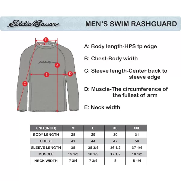 imageEddie Bauer Mens Long Sleeve Rashguard Shirt  UPF 40 Sun Protection  Ideal for Outdoor ActivitiesEddie Bauer Mens Long Sleeve Rashguard Shirt  UPF 40 Sun Protection  Ideal for Outdoor Activities