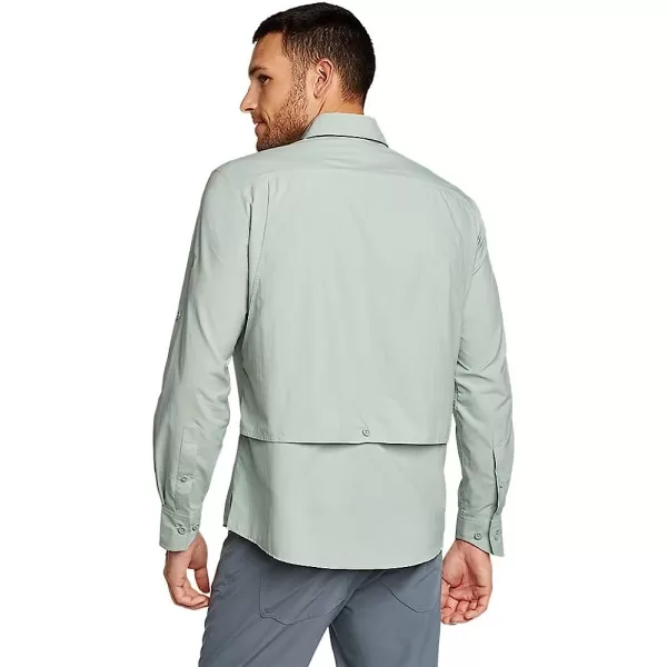 imageEddie Bauer Mens LongSleeve King Salmon ShirtTall Celadon