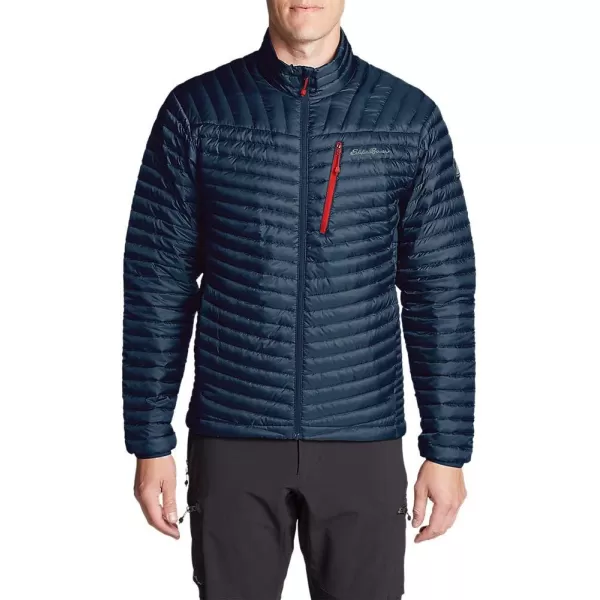 imageEddie Bauer Mens MicroTherm 20 Down JacketTall Medium Indigo