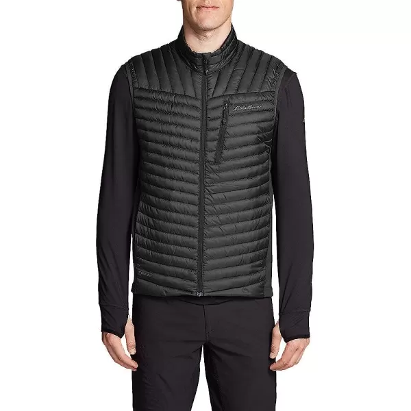 imageEddie Bauer Mens MicroTherm 20 Down VestRegular Black