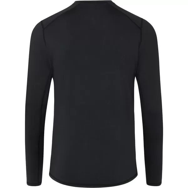 imageEddie Bauer Mens Midweight Long Sleeve Crew Neck ShirtBlack