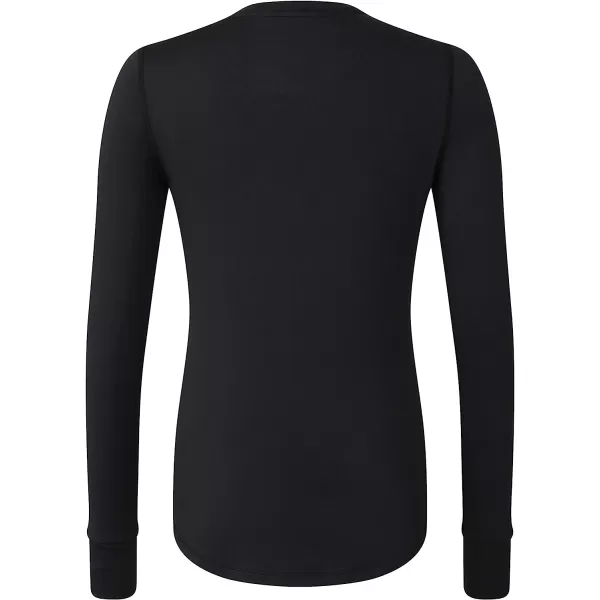 imageEddie Bauer Mens Midweight Long Sleeve Crew Neck ShirtBlack