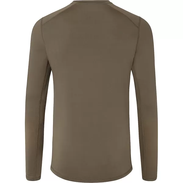 imageEddie Bauer Mens Midweight Long Sleeve Crew Neck ShirtOd Green