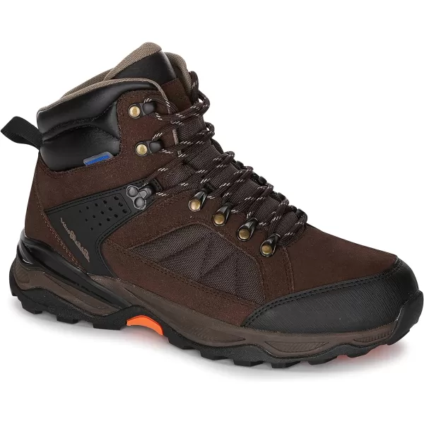 imageEddie Bauer Mens Mount Hood Waterproof Hiking BootsChocolate Brown