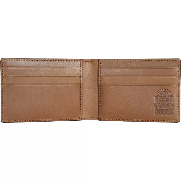 imageEddie Bauer Mens Outdoor Leather Front Pocket WalletMultiple Card Slots Magnetic Money Clip ID Window Brown One SizeEddie Bauer Mens Outdoor Leather Front Pocket WalletMultiple Card Slots Magnetic Money Clip ID Window Brown One Size