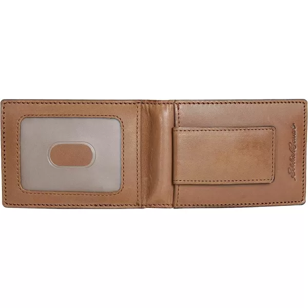 imageEddie Bauer Mens Outdoor Leather Front Pocket WalletMultiple Card Slots Magnetic Money Clip ID Window Brown One SizeEddie Bauer Mens Outdoor Leather Front Pocket WalletMultiple Card Slots Magnetic Money Clip ID Window Brown One Size